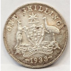 AUSTRALIA 1933 . ONE 1 SHILLING